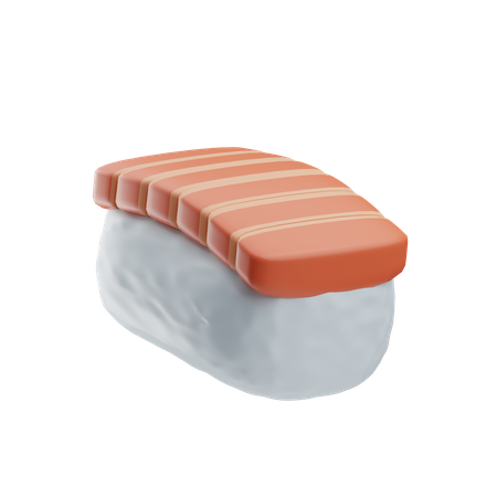 Sushis Saumon  3D Icon