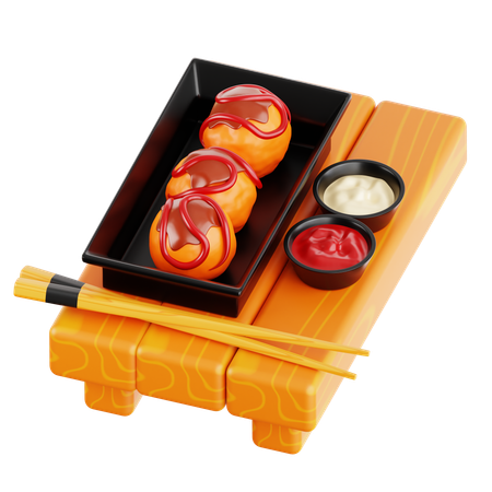 Sushi-Schüssel  3D Icon