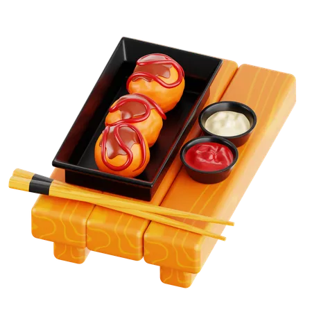 Sushi-Schüssel  3D Icon