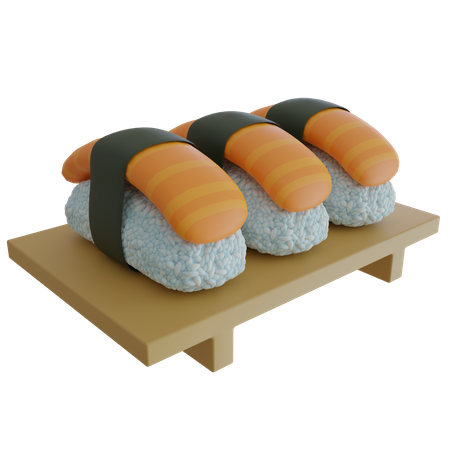 Sushi-Teller  3D Icon