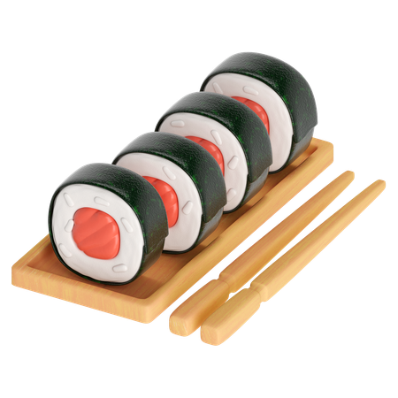Sushi-Teller  3D Icon