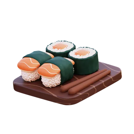 Sushi-Teller  3D Icon