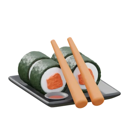 Sushi2  3D Icon