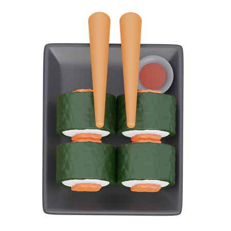 Sushi3  3D Icon