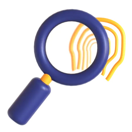 Suspect Fingerprint  3D Icon