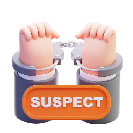 Suspeito  3D Icon