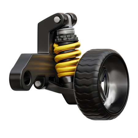Suspension System  3D Icon