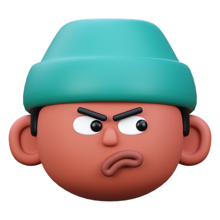 Suspicious  3D Icon