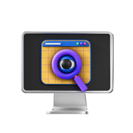 Suspicious  3D Icon