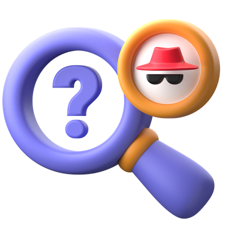 Suspicious Activity  3D Icon