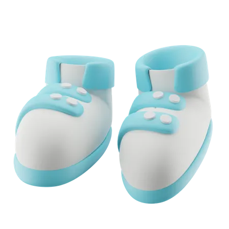 Süße Babyschuhe  3D Icon