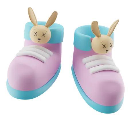 Süße Babyschuhe  3D Icon