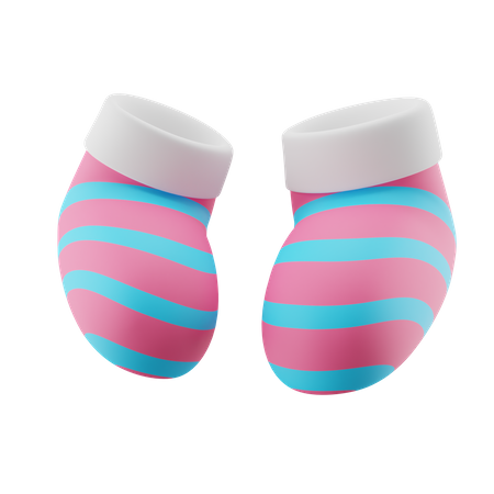 Süße Babyschuhe  3D Icon