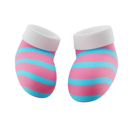 Süße Babyschuhe  3D Icon