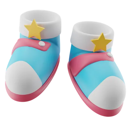 Süße Babyschuhe  3D Icon