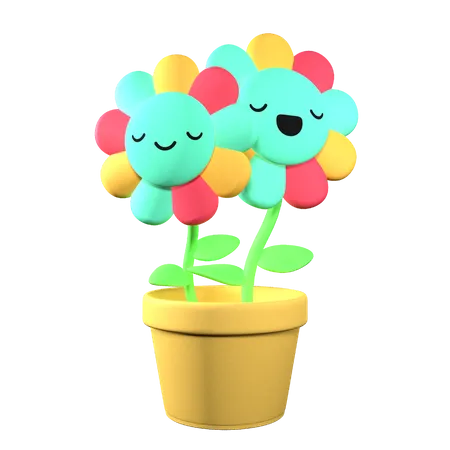 Süße Blume  3D Illustration