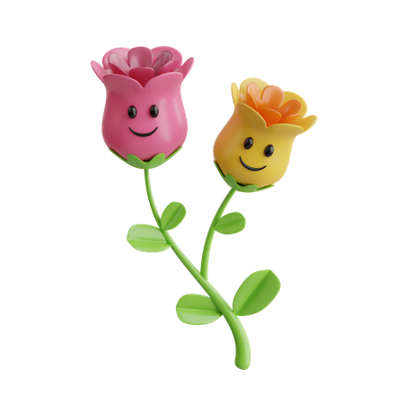 Süße Blumen  3D Icon