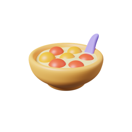 Süße Knödel  3D Icon