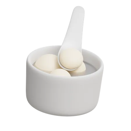 Süße Knödel  3D Icon