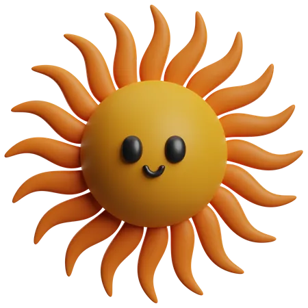 Süße Sonne  3D Icon