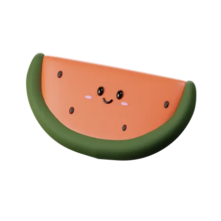 Süße Wassermelone  3D Icon