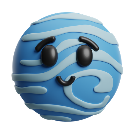 Süßer Neptun  3D Icon