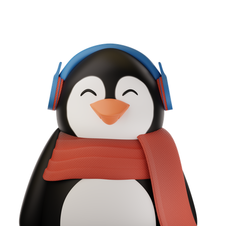 Süßer Pinguin  3D Icon