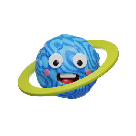 Niedlicher Planet  3D Icon