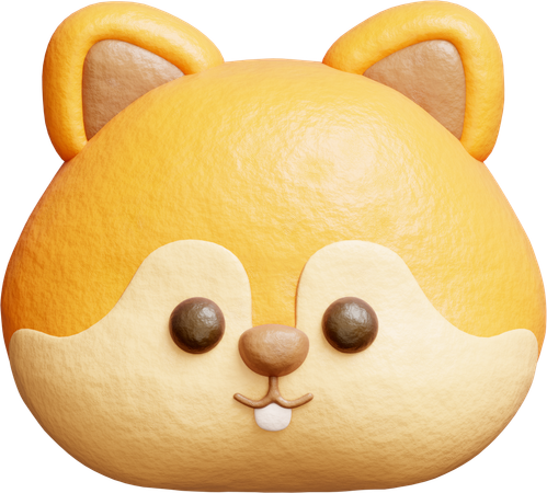 Süßes Eichhörnchen  3D Icon