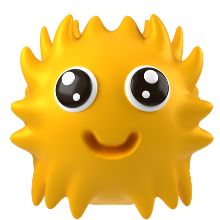 Süßes Emoji  3D Icon