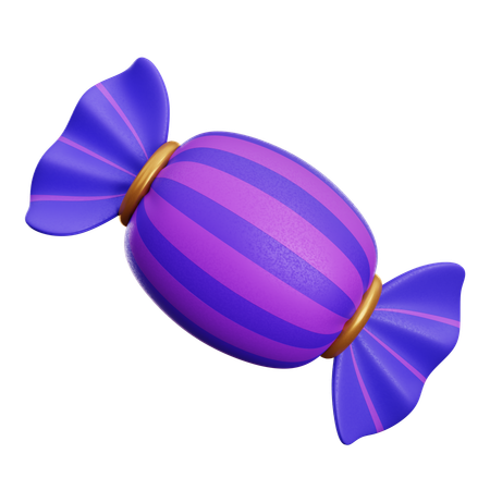SÜSSES LILA BONBONS  3D Icon