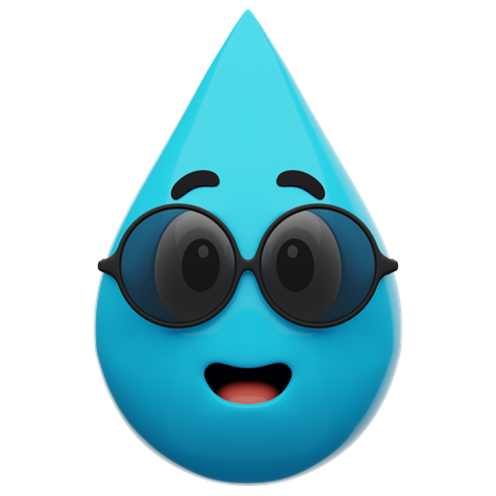 Süßes Wasser-Emoji  3D Icon