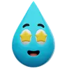 süßes Wasserstern-Emoticon