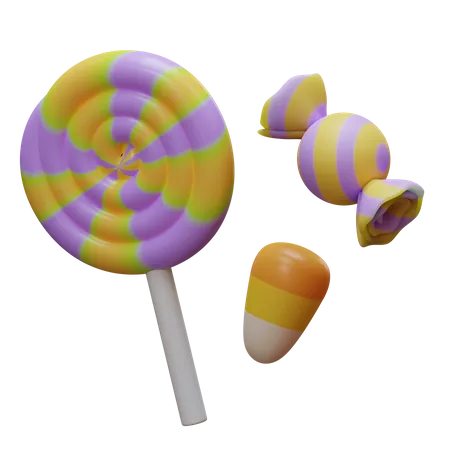 Süßigkeiten  3D Illustration