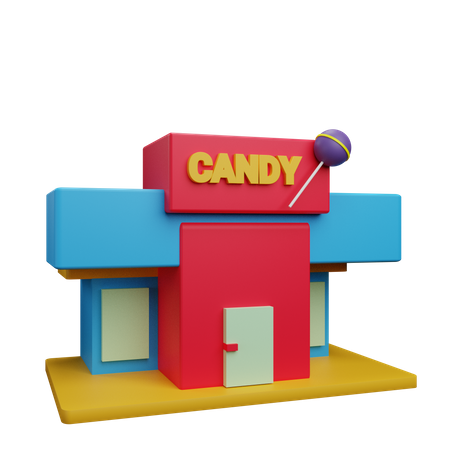 Süßigkeitenladen  3D Icon