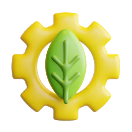 Sustainable energy  3D Icon