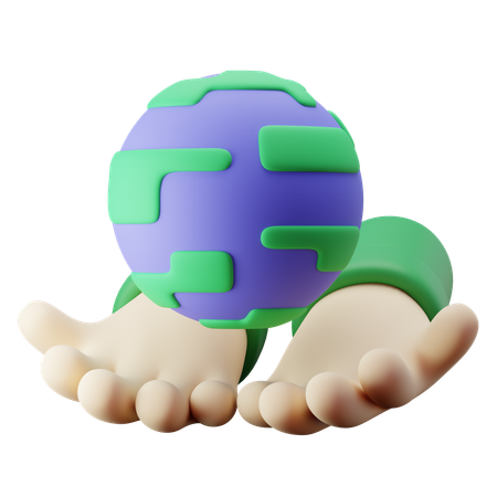 Sustainable Living  3D Icon
