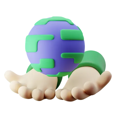 Sustainable Living  3D Icon