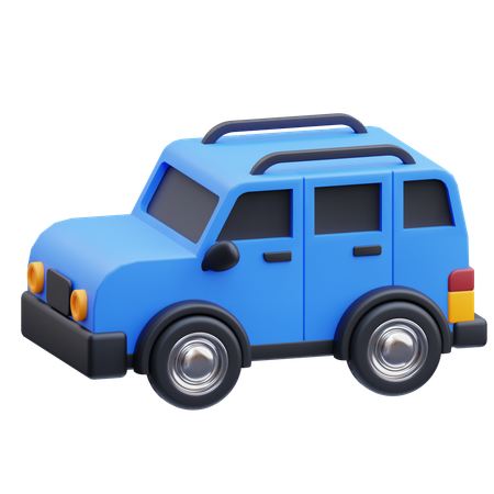 SUV 자동차  3D Icon