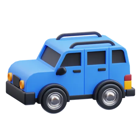 SUV 자동차  3D Icon