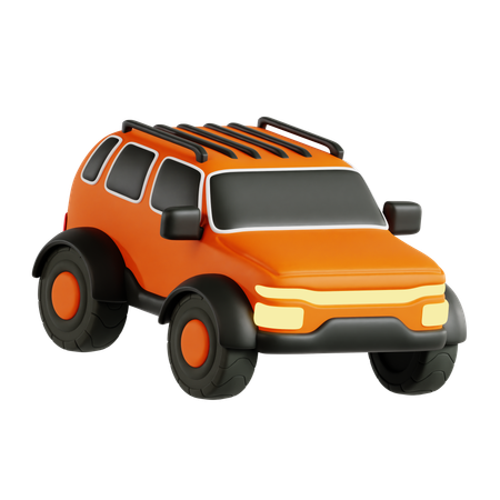 SUV 자동차  3D Icon