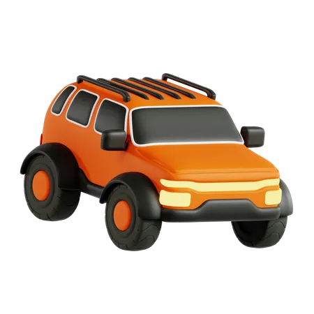 SUV 자동차  3D Icon