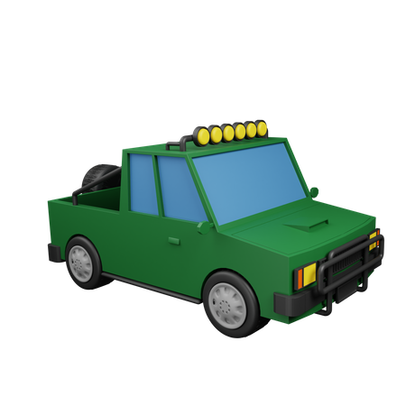 Suv Truck  3D Icon