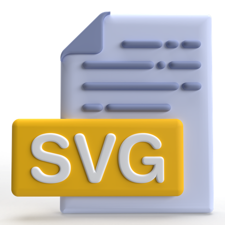 SVG File  3D Icon