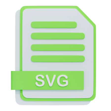 SVG File  3D Icon