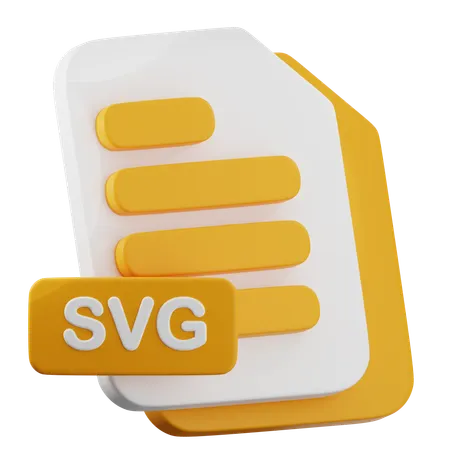 SVG File  3D Icon