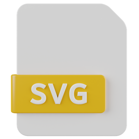 SVG File 3D Icon