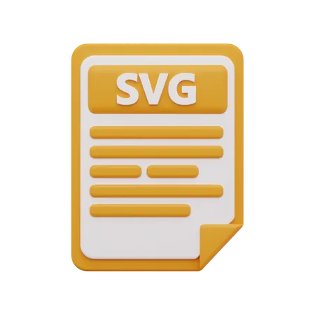 Svg file 3D Icon