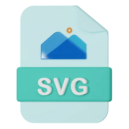 Svg Filename Extension 3 D Icon 3D Icon