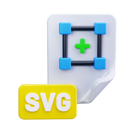 Svg File Format  3D Icon